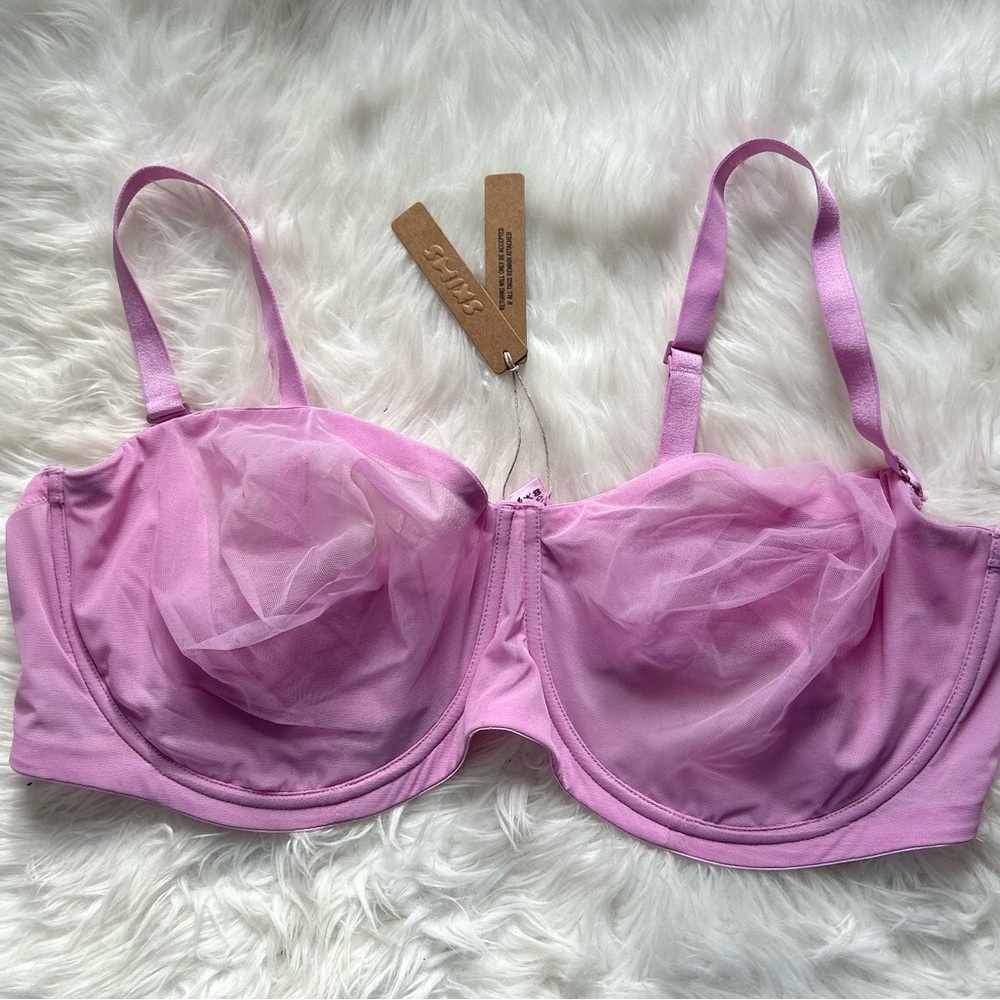 SKIMS Ultra Fine Mesh Strapless Bra 46DDD BR-UWR-2209